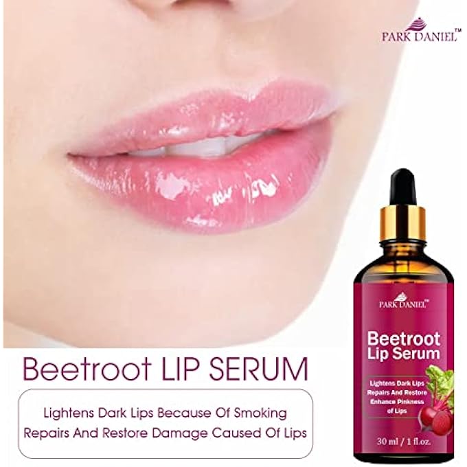 Park Daniel PREMIUM BEETROOT LIP SERUM OIL- FOR SOFT AND SHINY LIPS COMBO PACK OF 2 BOTTLE, 30ML(60ML) - Image 3